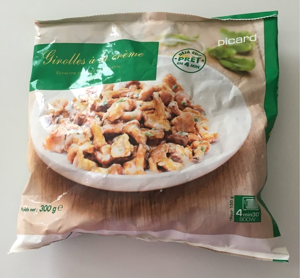 Picard Girolles à la Crème packshot