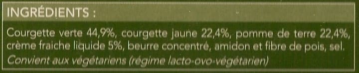 Picard Purée aux 2 courgettes et pomme de terre surgelée packshot