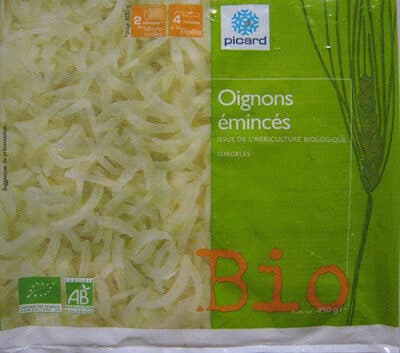 Picard Oignons émincés Bio packshot