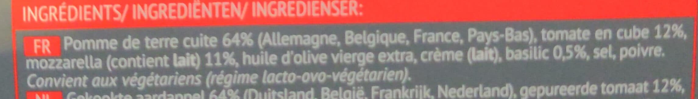 Picard Purée de pomme de terre à la tomate et à la mozzarella packshot