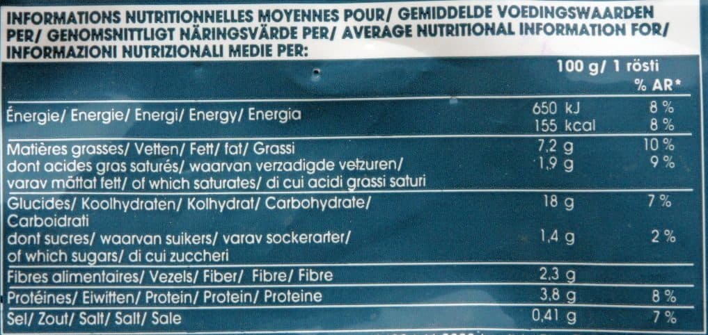 Picard Röstis de pomme de terre packshot