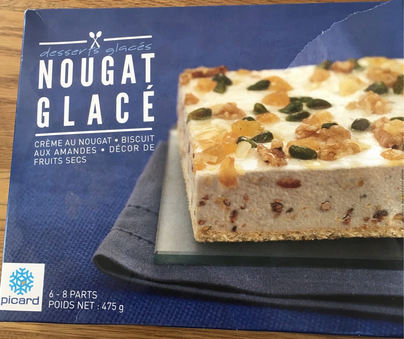 Picard Nougat glacés packshot