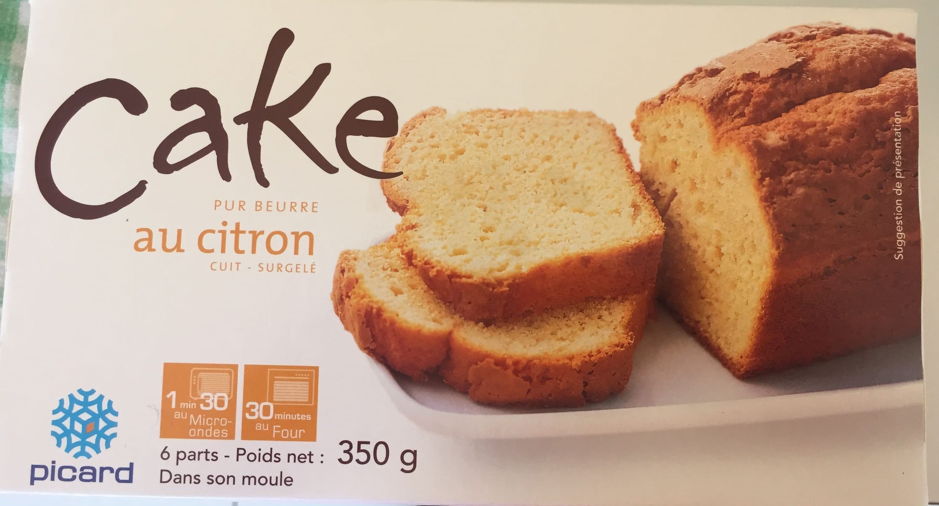 Picard Cake au citron packshot