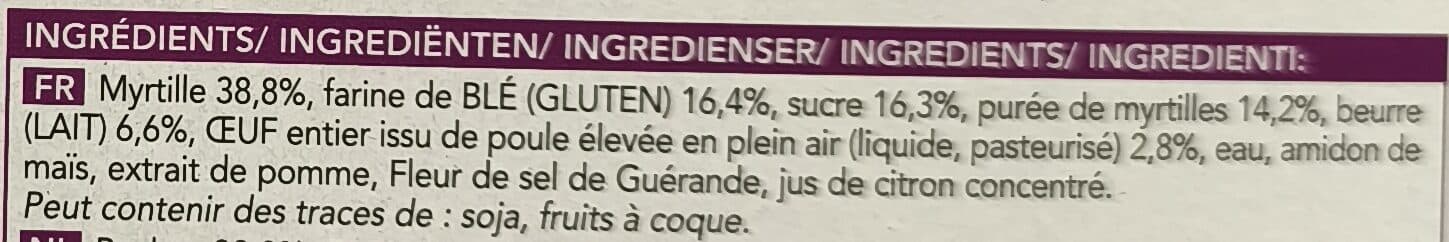 Picard Tarte aux myrtilles packshot