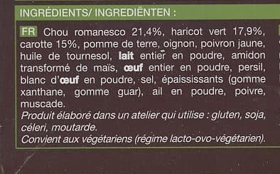 Picard 8 Palets de légumes préfrits - surgelés packshot