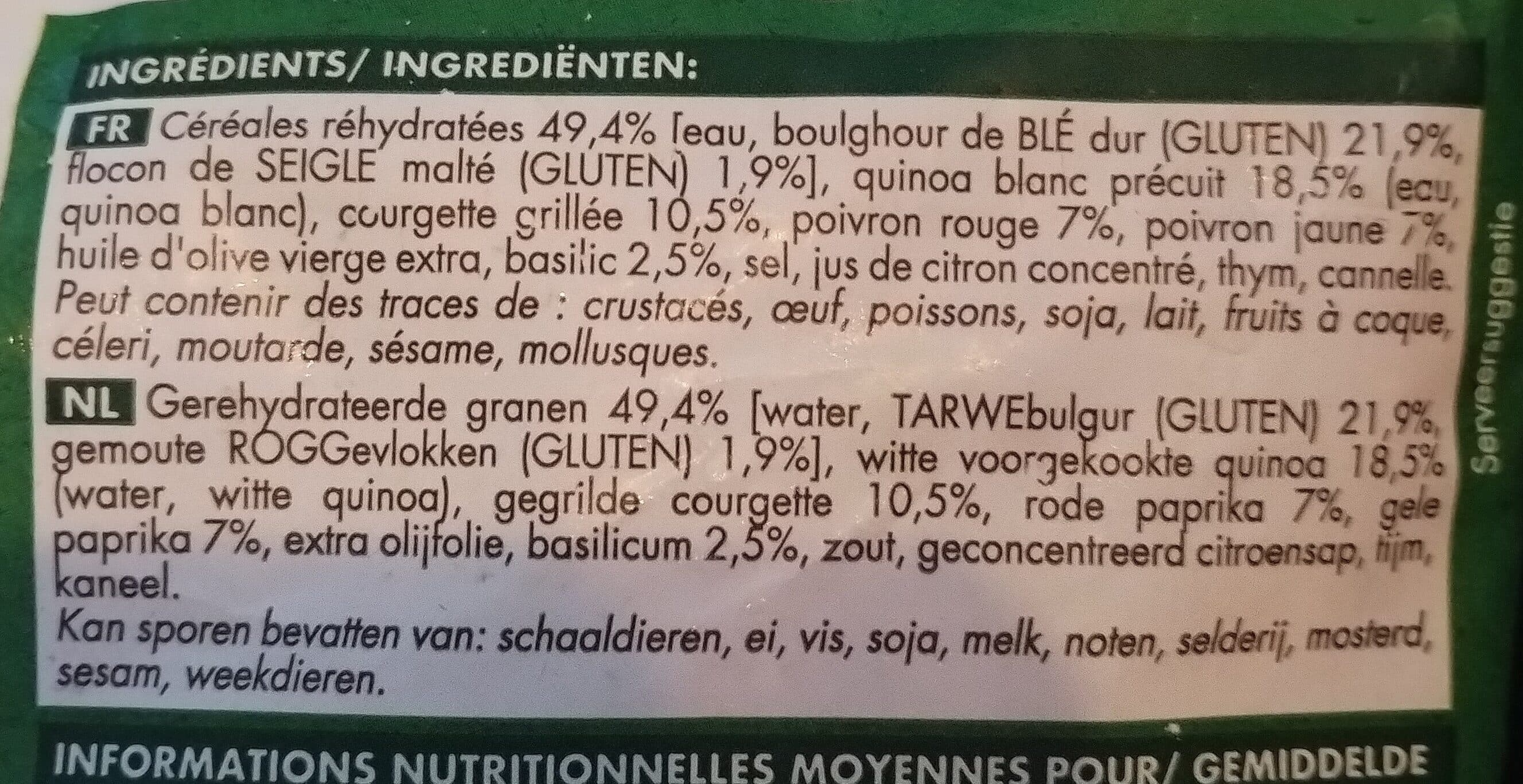 Picard Céréales et quinoa cuisinés aux petits légumes packshot