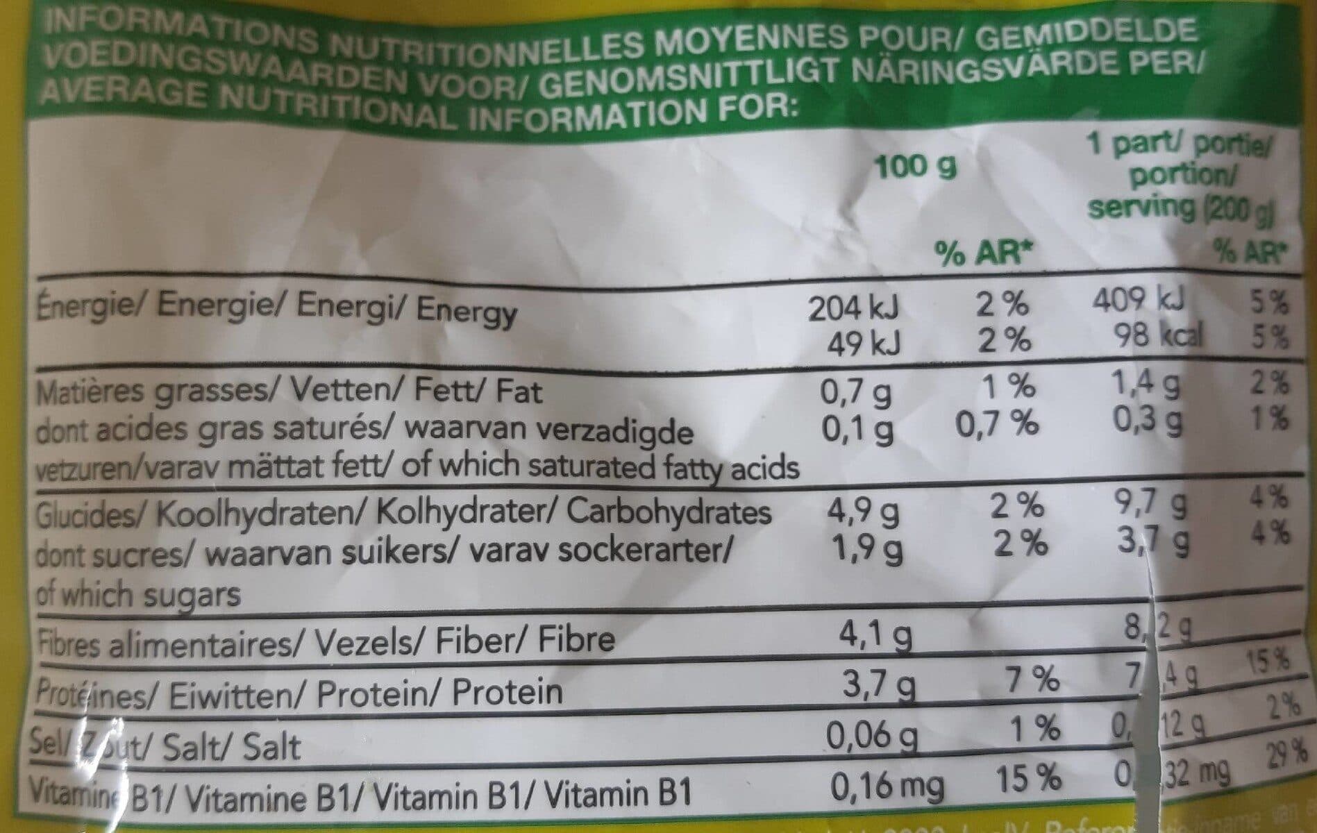 Picard Mélange De Légumes Vapeur packshot