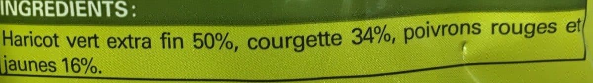 Picard Mélange de Légumes Vapeur packshot