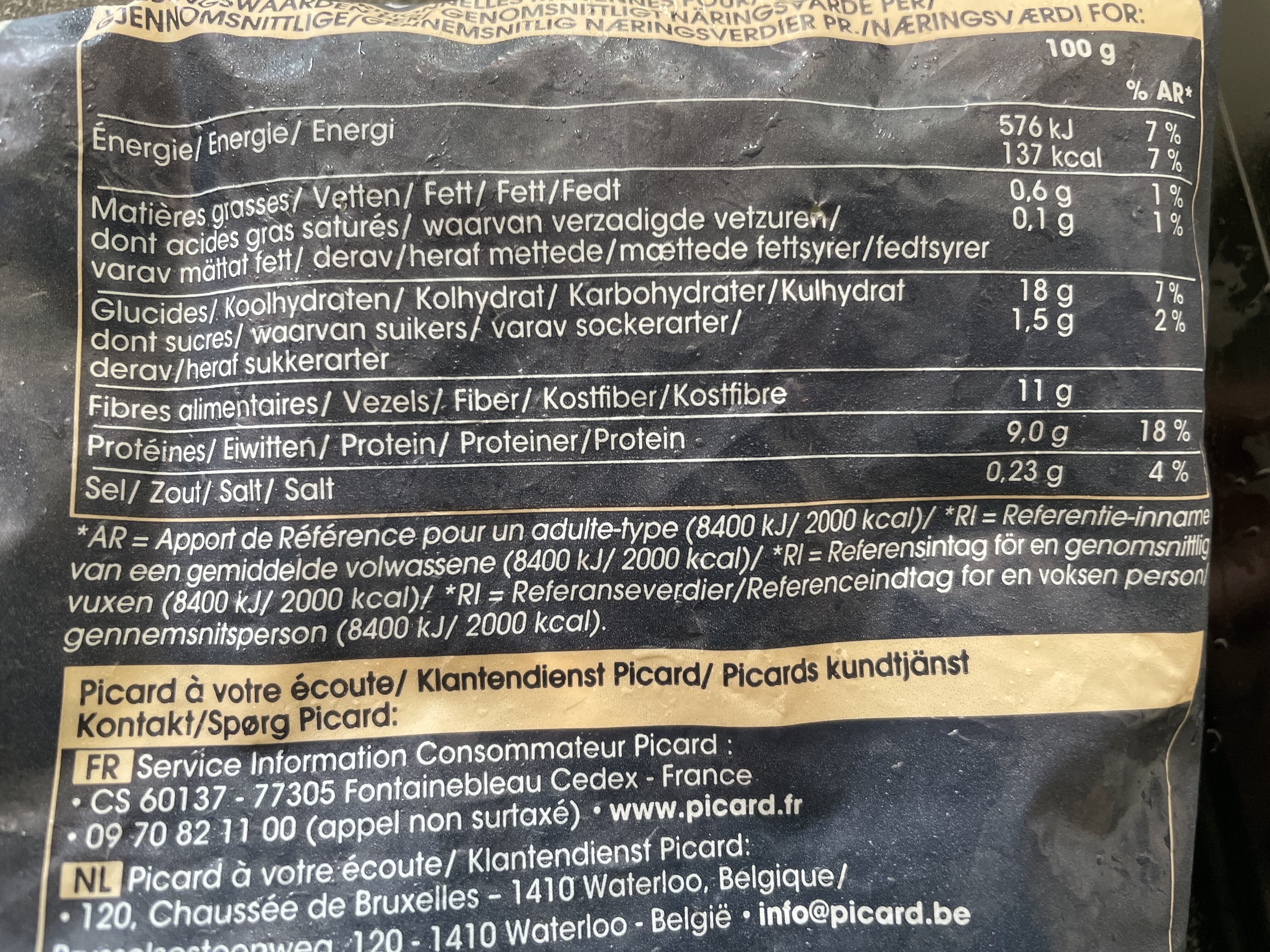 Picard Flageolets Verts Fins packshot