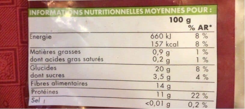 Picard Mogette de Vendée packshot