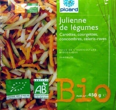 Picard Julienne de légumes Bio packshot