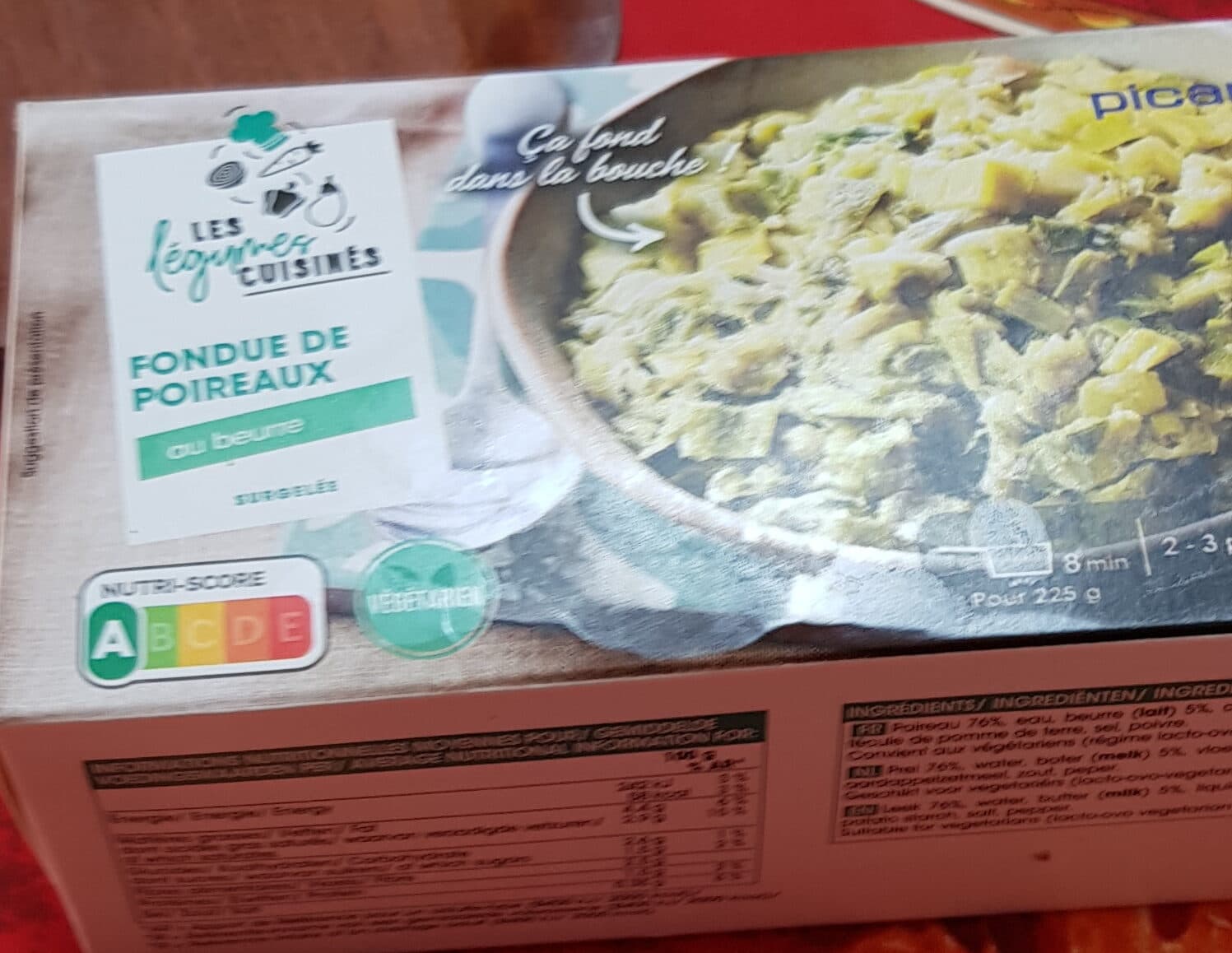 Les légumes cuisinés Fondue de poireaux packshot