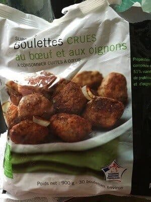 Picard Boulettes au Bœuf et aux Oignons Crues packshot