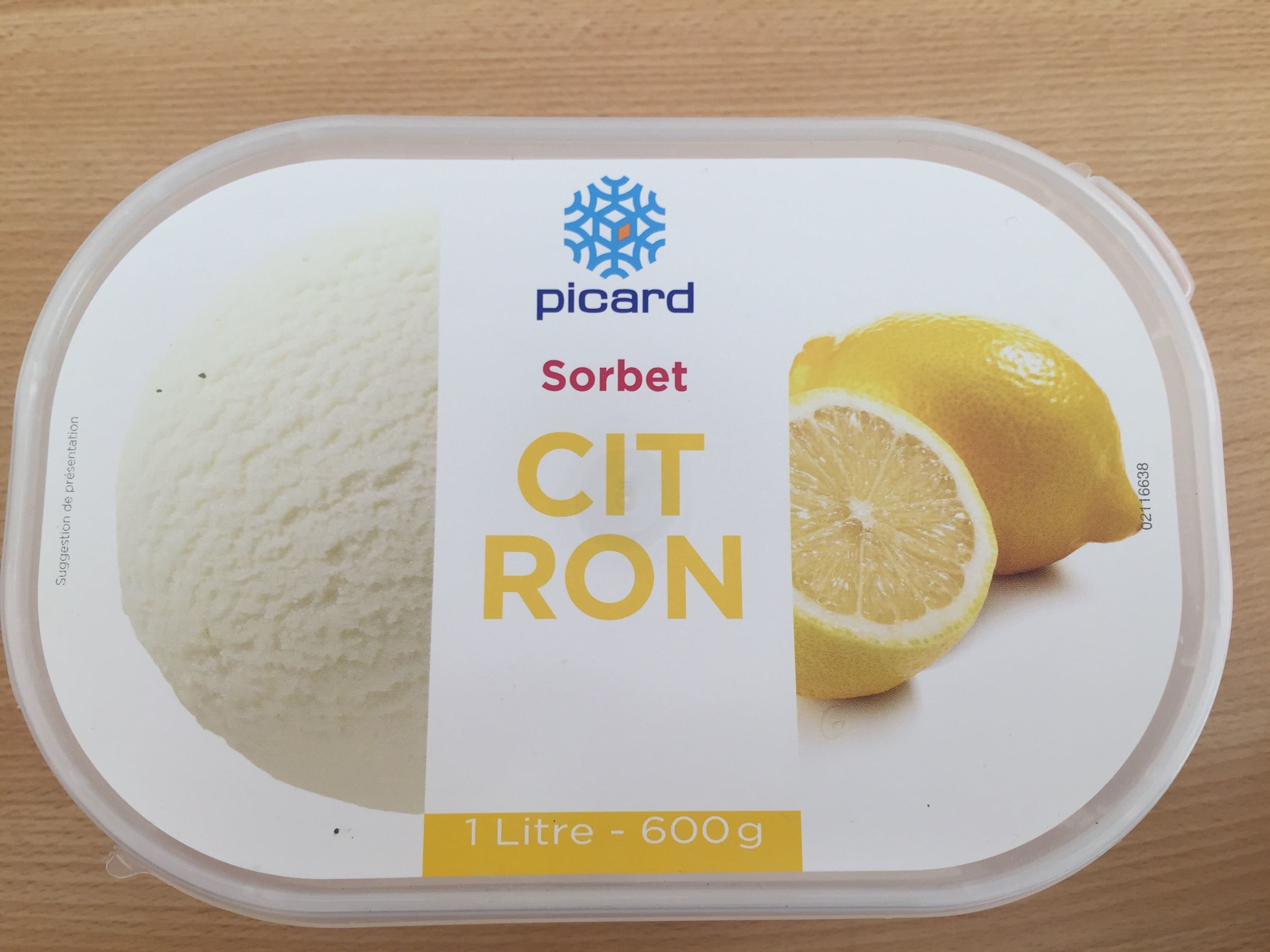 Picard Sorbet citron packshot