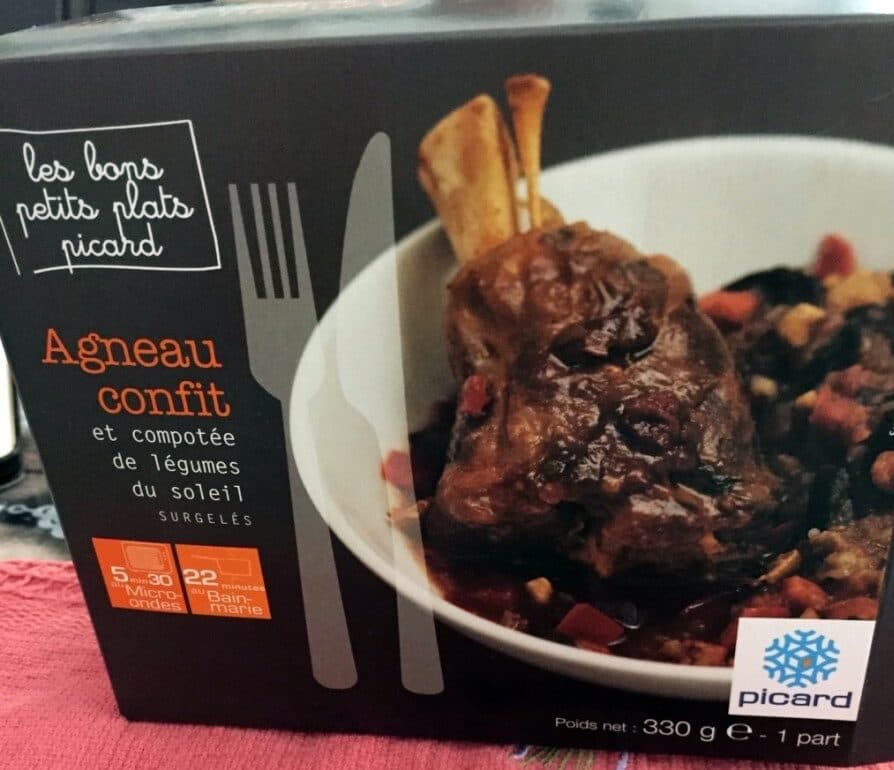 Picard Agneau confit et compote de légumes packshot