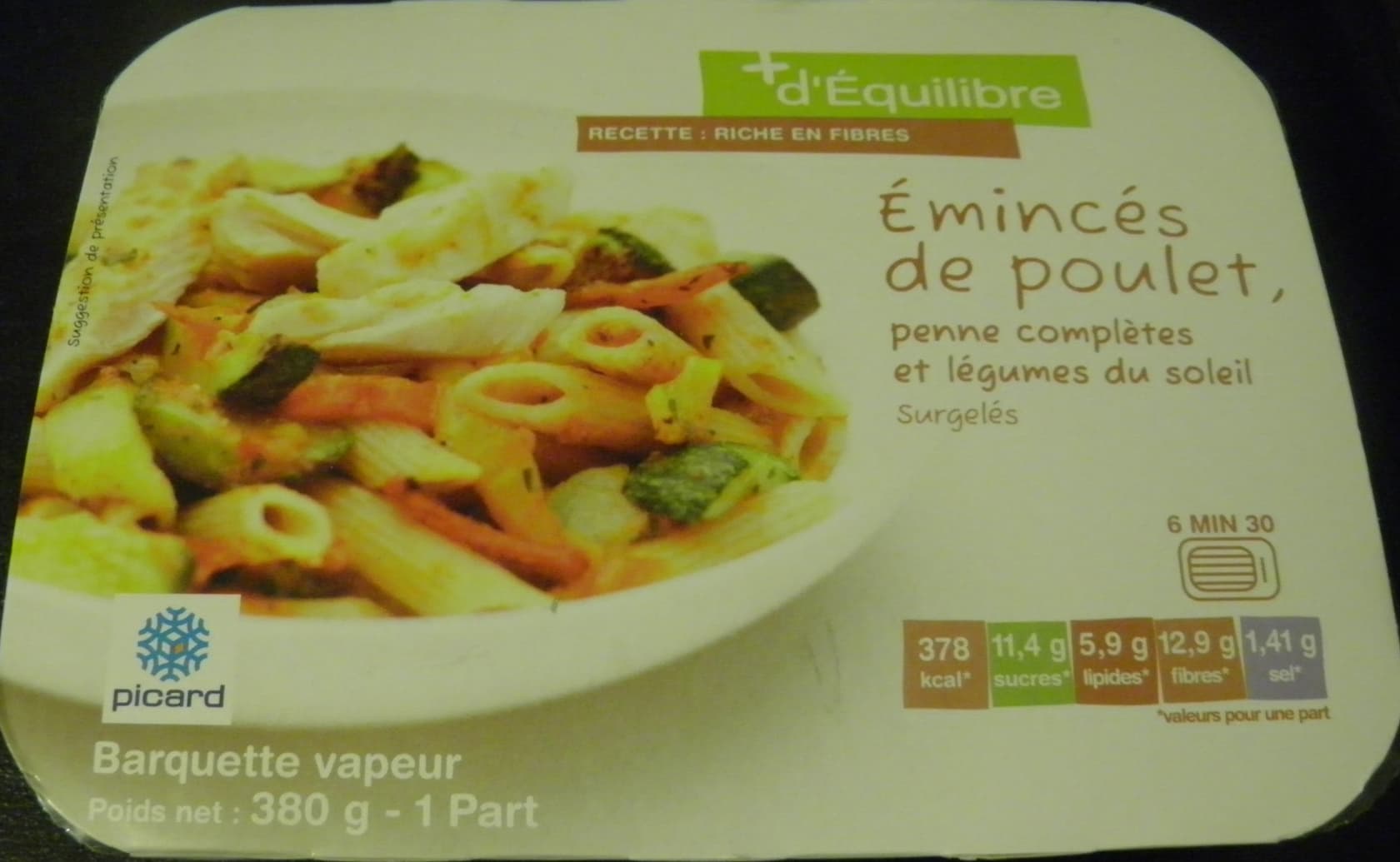 + d'Équilibre Emincés de poulet, Surgelés (1,6 % MG) packshot