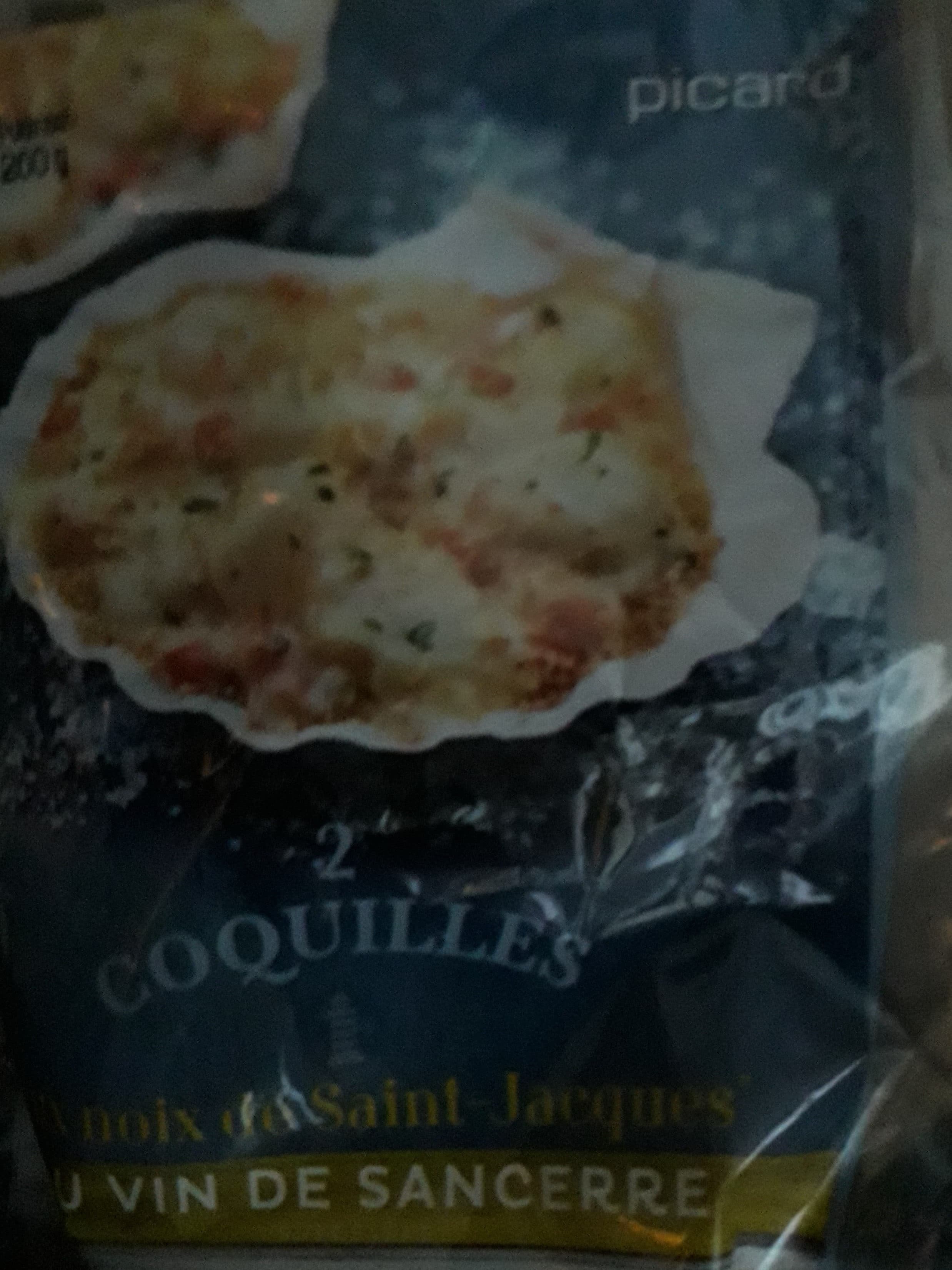 Picard 2 Coquilles aux Noix de Saint-Jacques et au Vin de Sancerre packshot