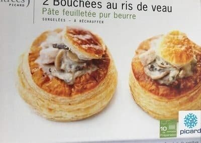 Picard 2 Bouchées Au Ris De Veau packshot