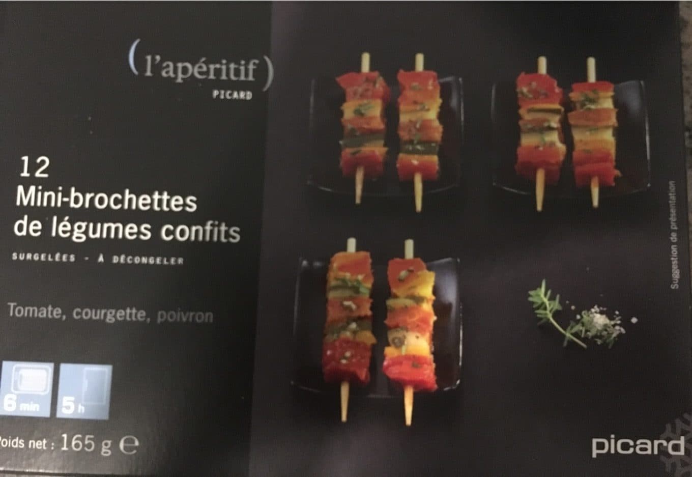 Picard Brochettes Légumes packshot