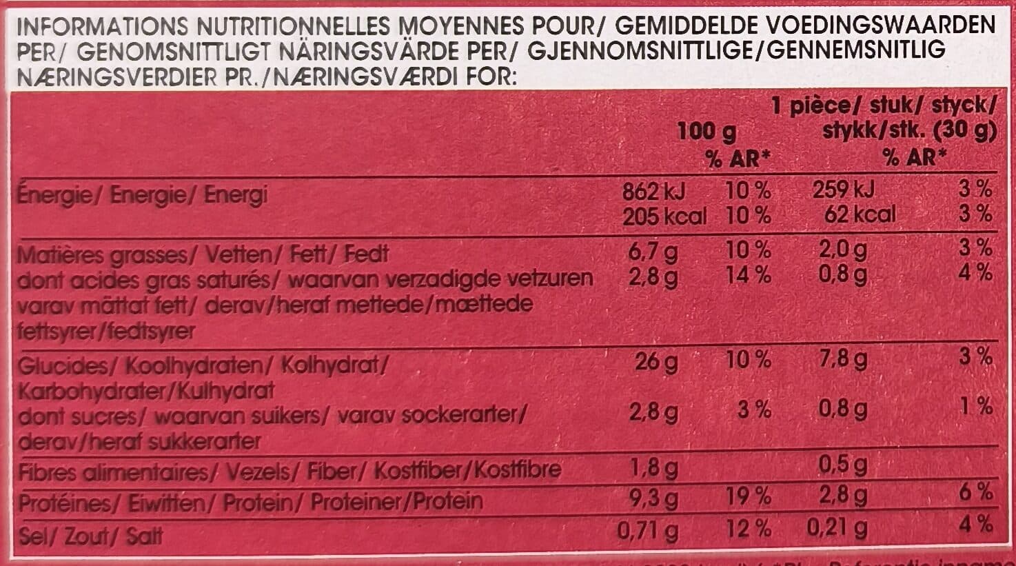 Picard 9 mini pizzas jambon fromage packshot
