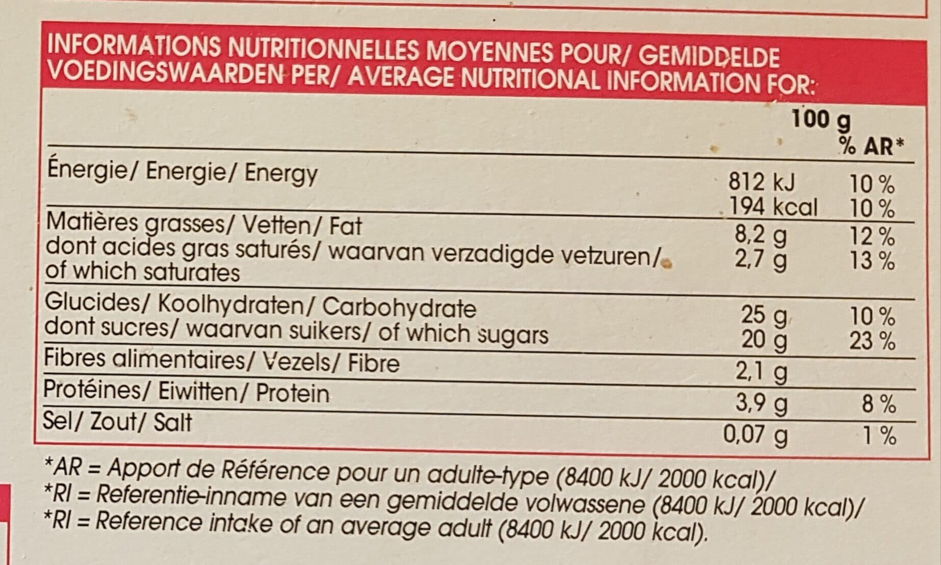 picard Nougat Glacé Framboise 650ml packshot