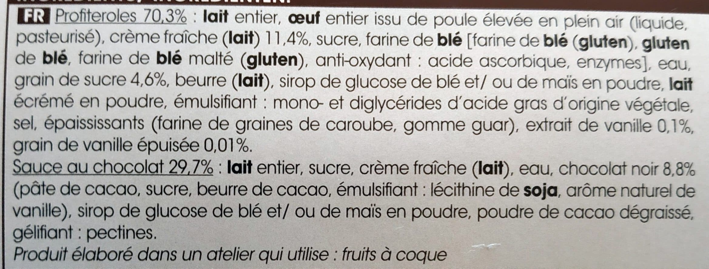 Picard Profiteroles glacées packshot