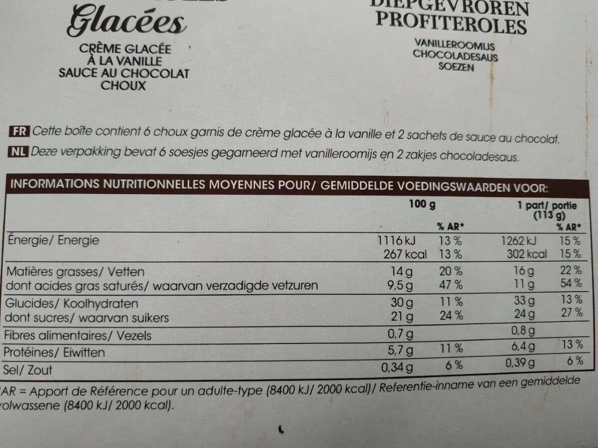 Picard Profiteroles glacées packshot