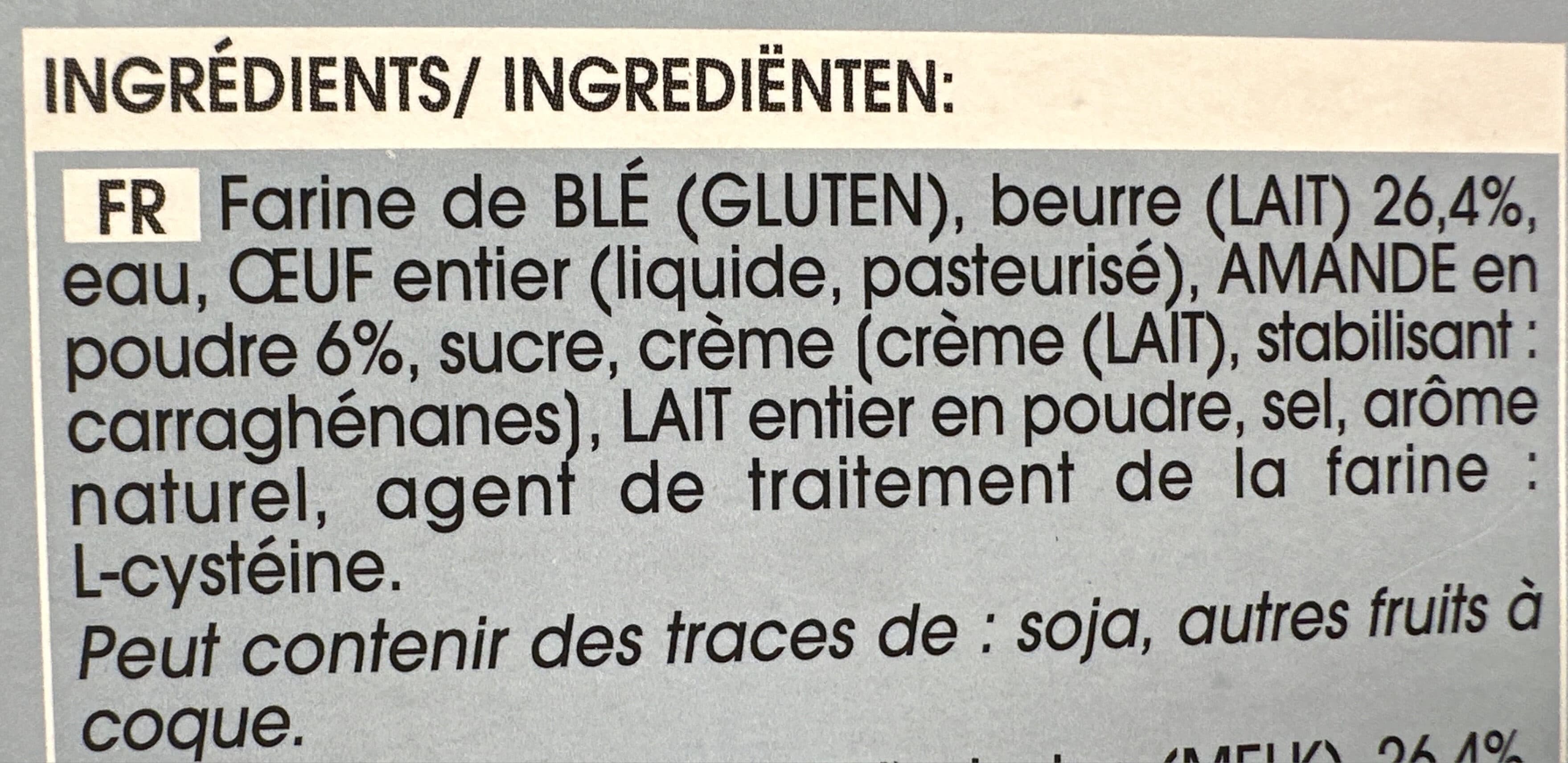 Picard 2 galettes des Rois frangipane amande packshot