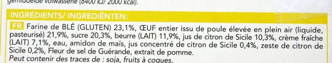 Picard 2 Tartelettes Au Citron packshot