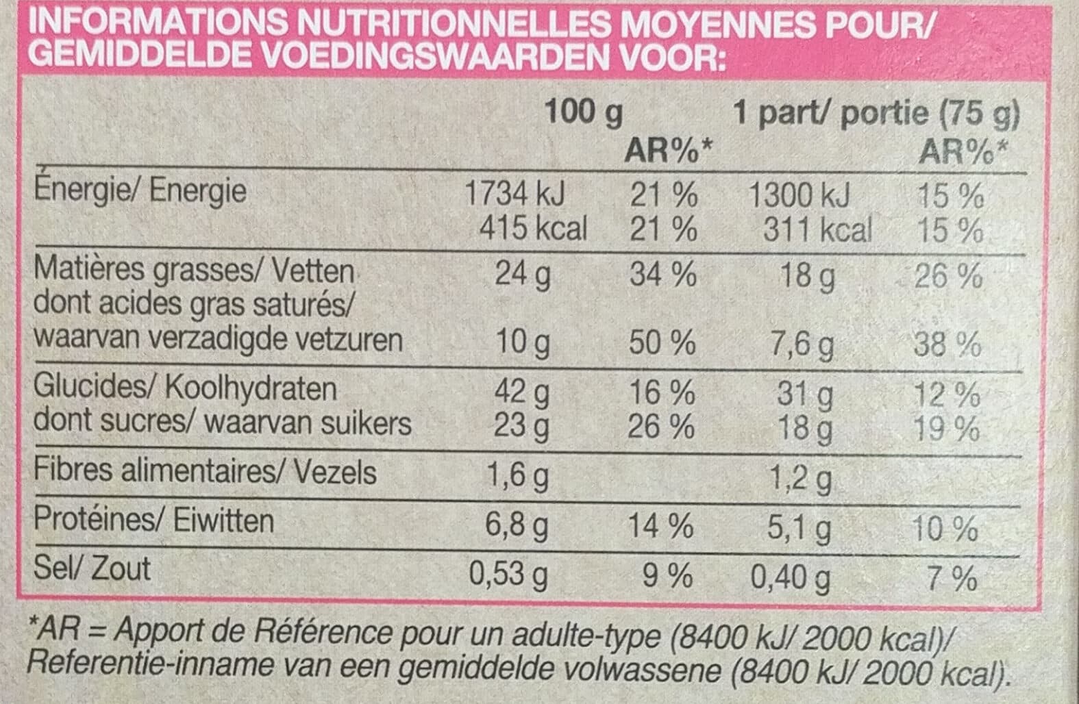 Picard Tarte aux noix et noix de pecan packshot