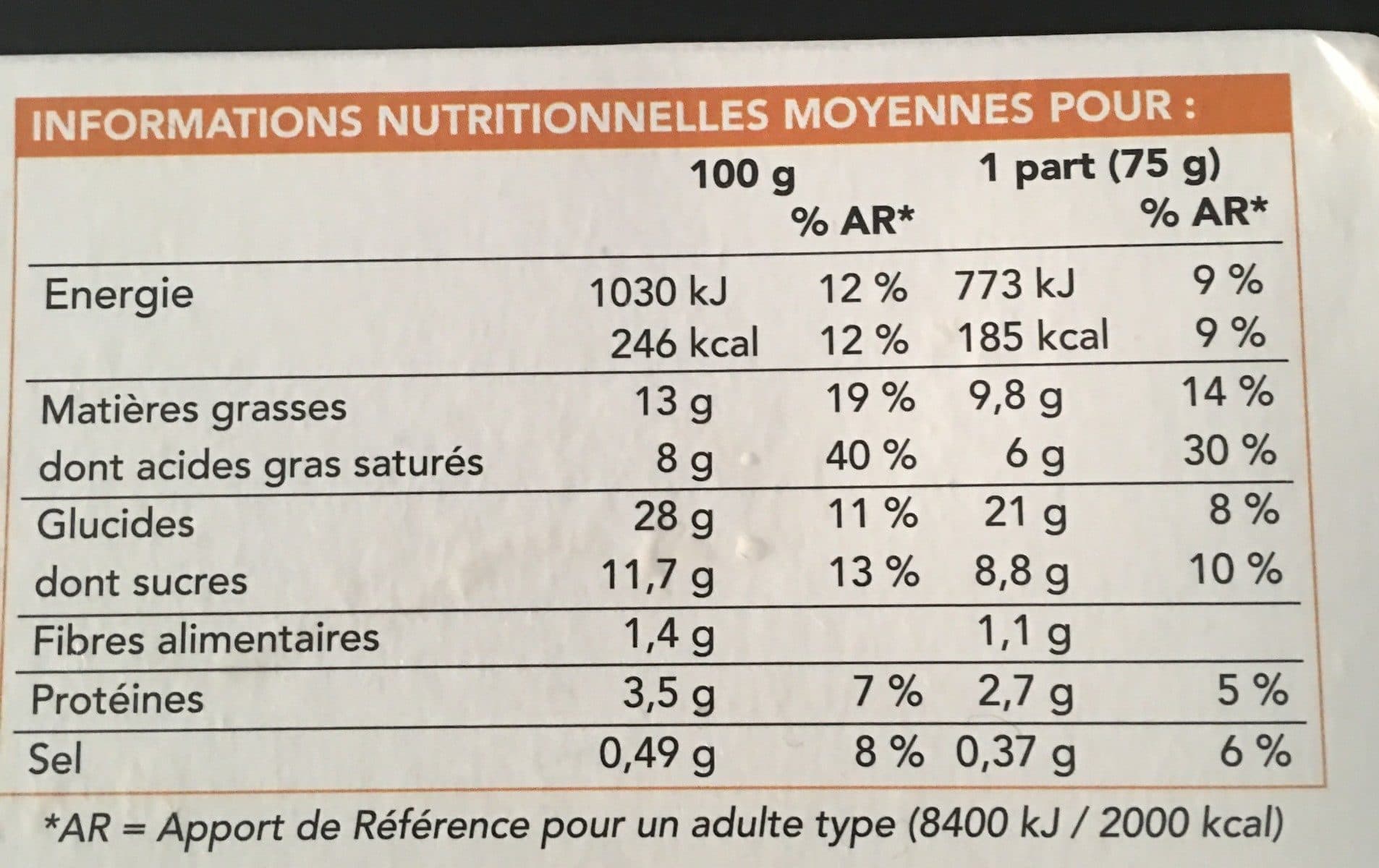 Picard Strudel feuilleté aux pommes - surgelé 300 g packshot