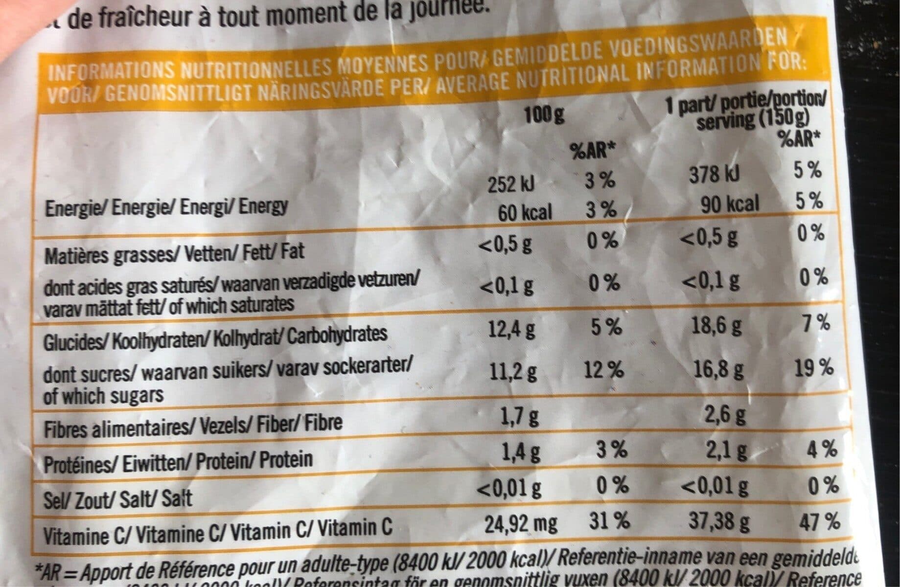 Picard Fruits Pour Smoothie (Mangue, Raisin, Physalis, Passion) packshot
