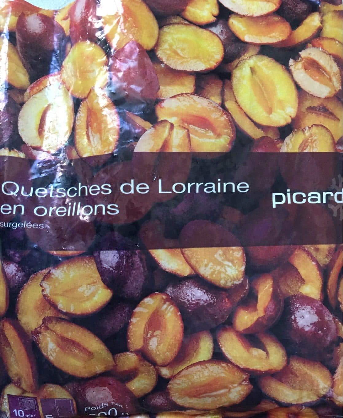 Picard Quetsches de Lorraine en Oreillons packshot