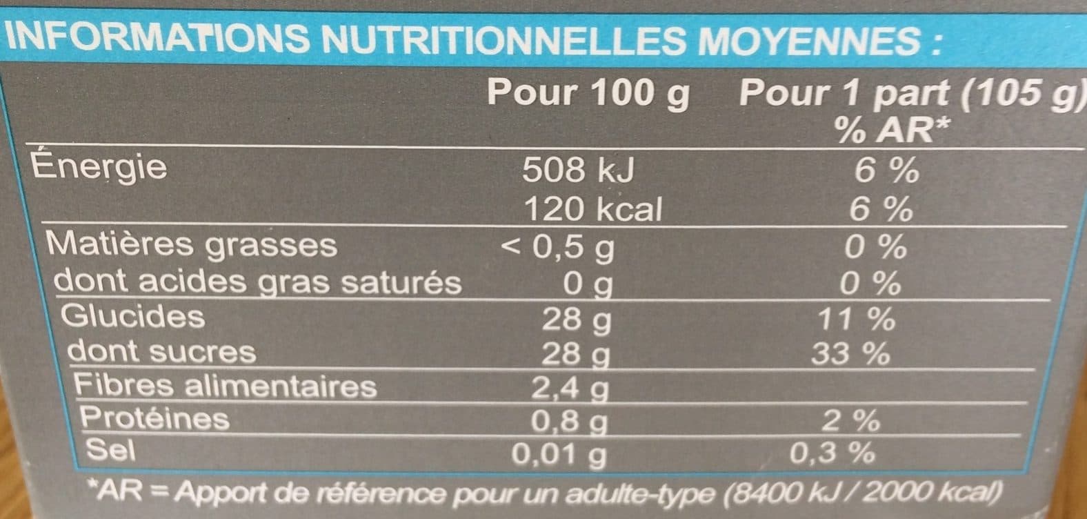 Picard Verrine Fruits du Verger packshot