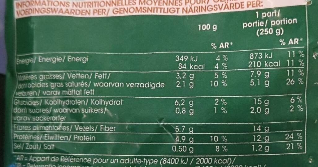 Picard Velouté lentilles corail packshot