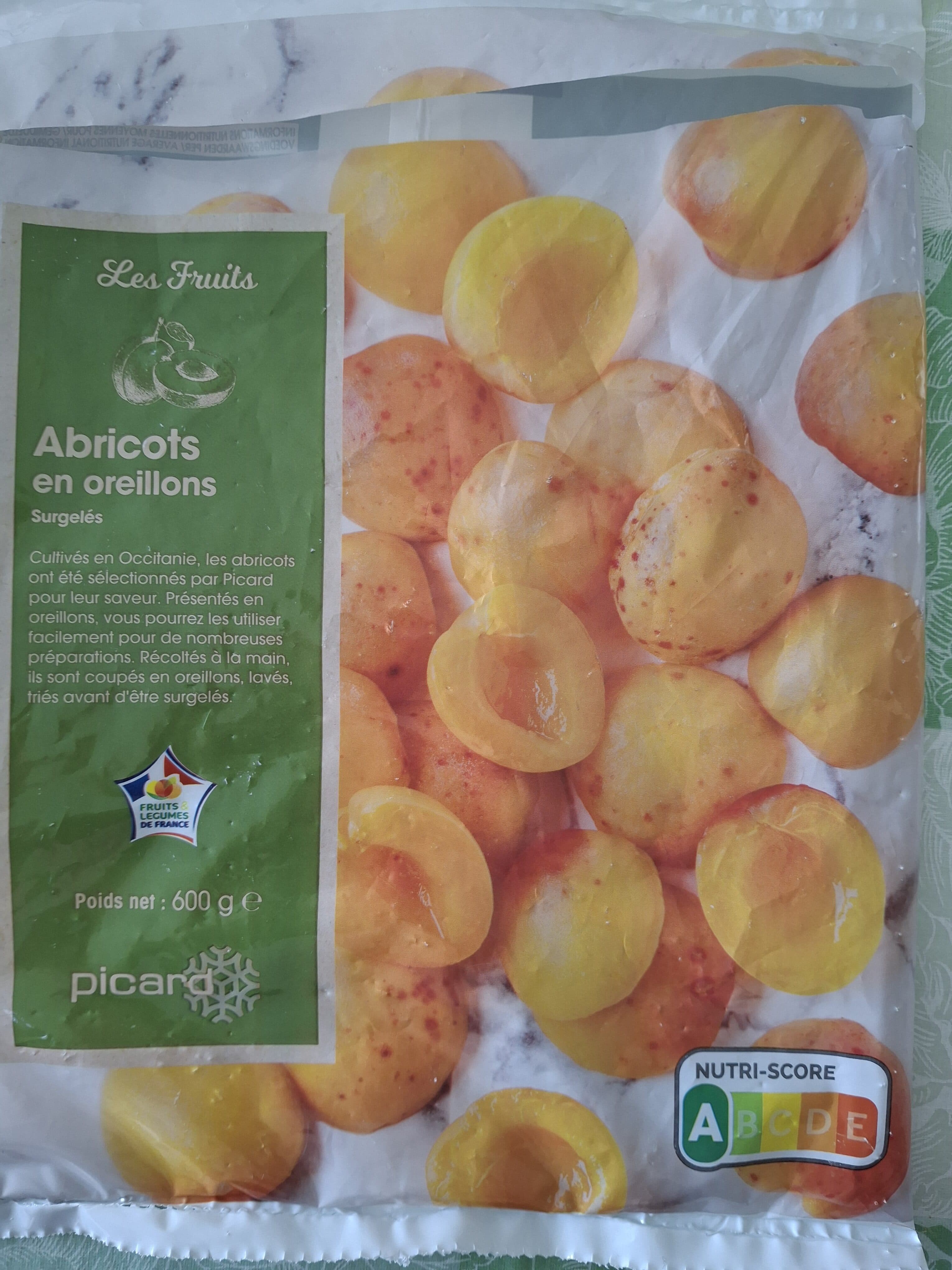 Picard Abricots en oreillons packshot