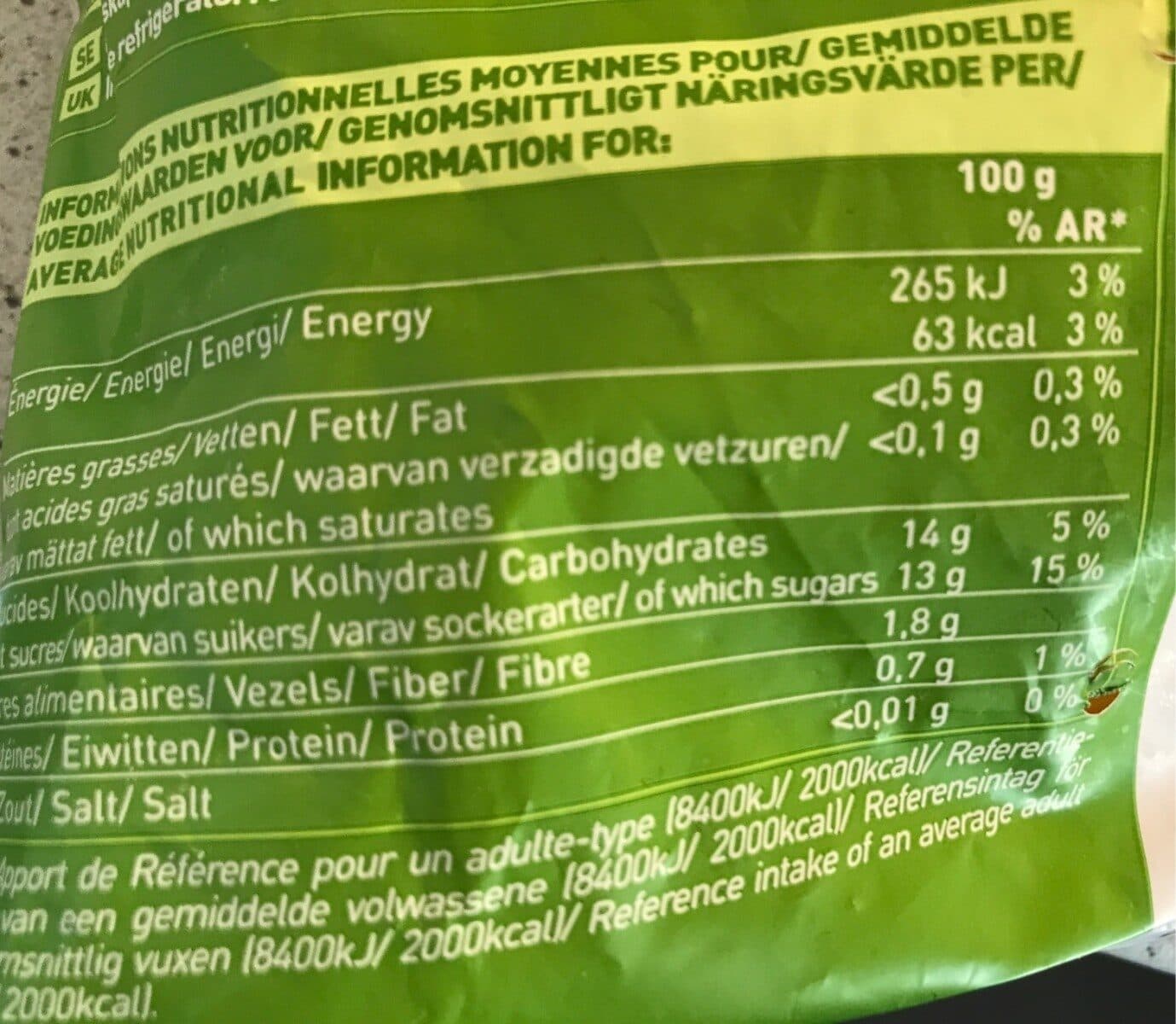 Picard Mangues en morceaux bio packshot