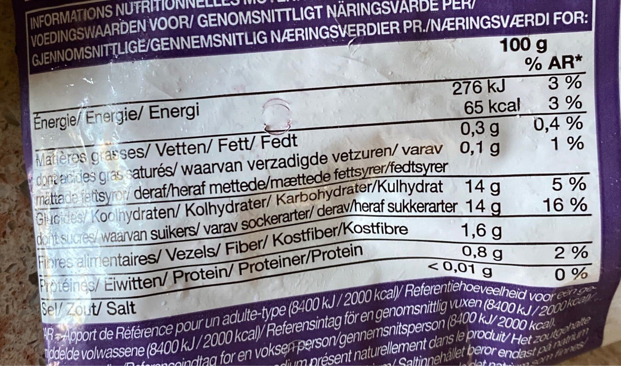 Picard Blueberries packshot