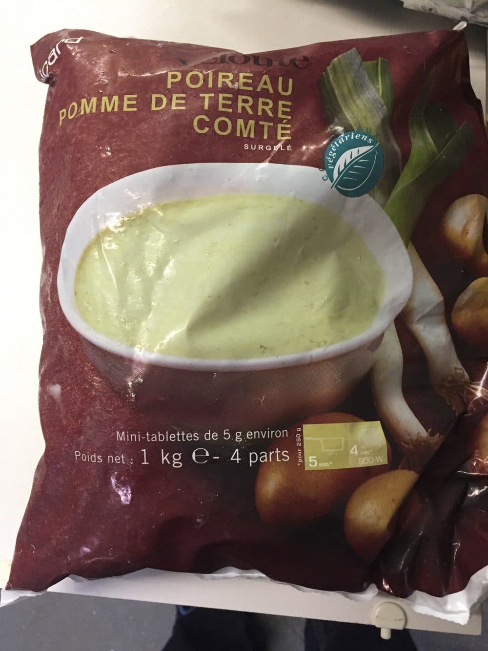 Picard Velouté poireaux pommes de terres conté packshot