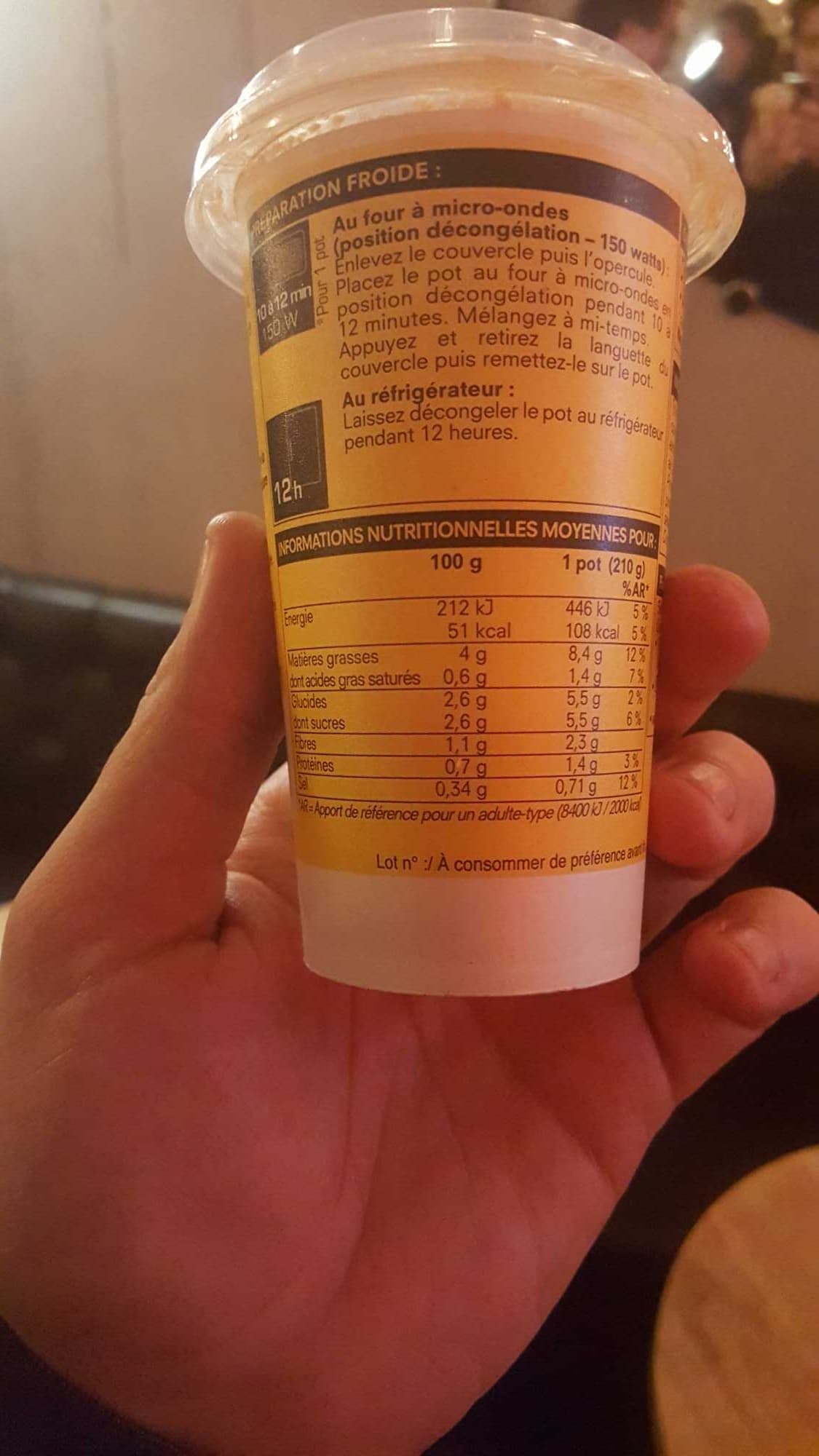 Délice d'un instant Gaspacho Tomates et Poivron Rouge packshot