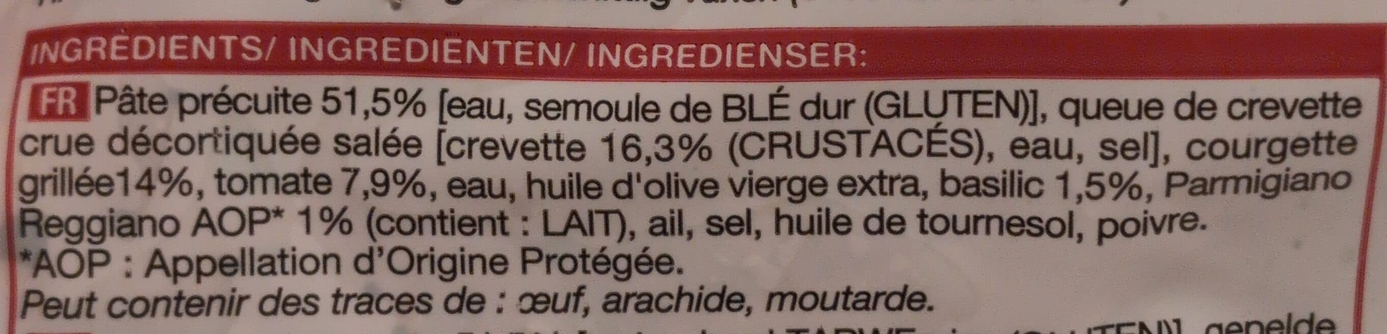 Picard Pâtes crevettes packshot