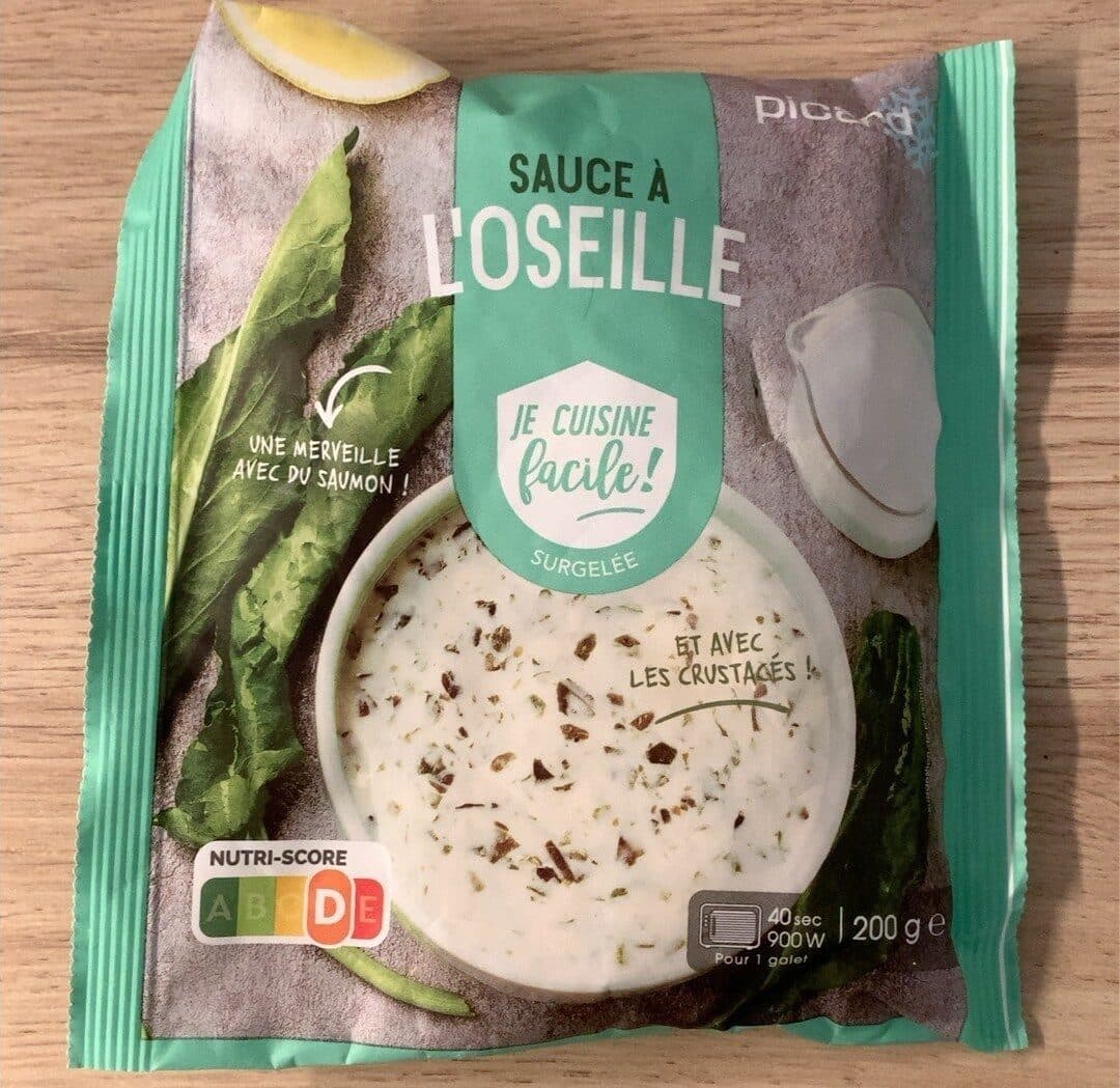 Picard Ma Sauce à l'Oseille packshot