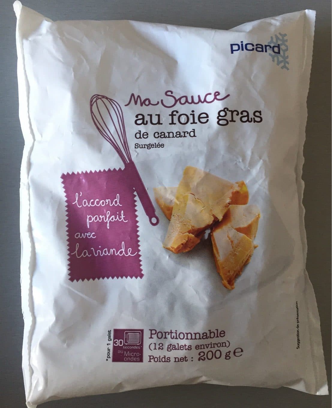 Picard Ma Sauce au foie gras de canard packshot