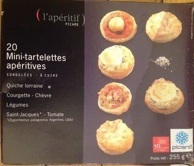 Picard 20 Mini-tartelettes Apéritives, Boîte De 255 Grammes packshot