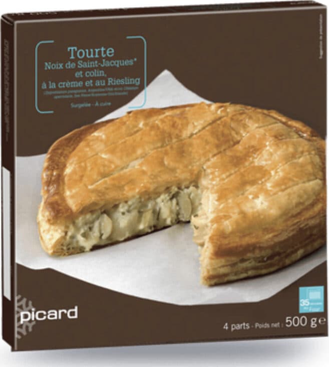 Picard Tourte noix de Saint-Jacques et colin packshot