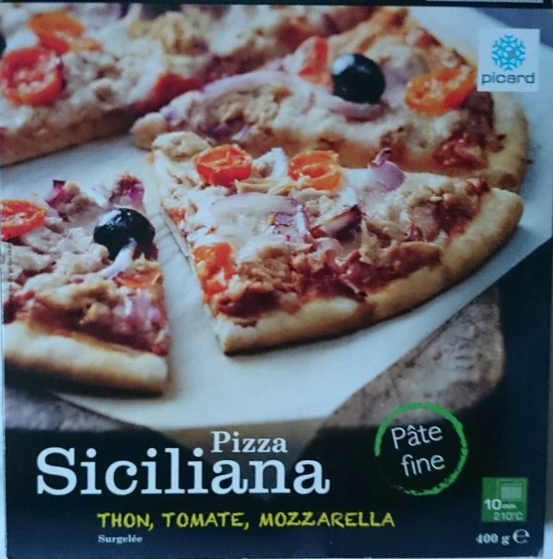 Picard Pizza Siciliana (thon, tomate, mozzarella) packshot