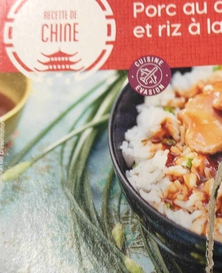 Cuisine évasion Porc au caramel et riz à la coriandre packshot