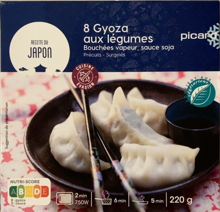 Picard 8 Gyoza aux légumes packshot