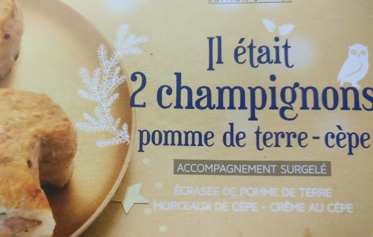 Picard Écrasé de pomme de terre - cèpes packshot