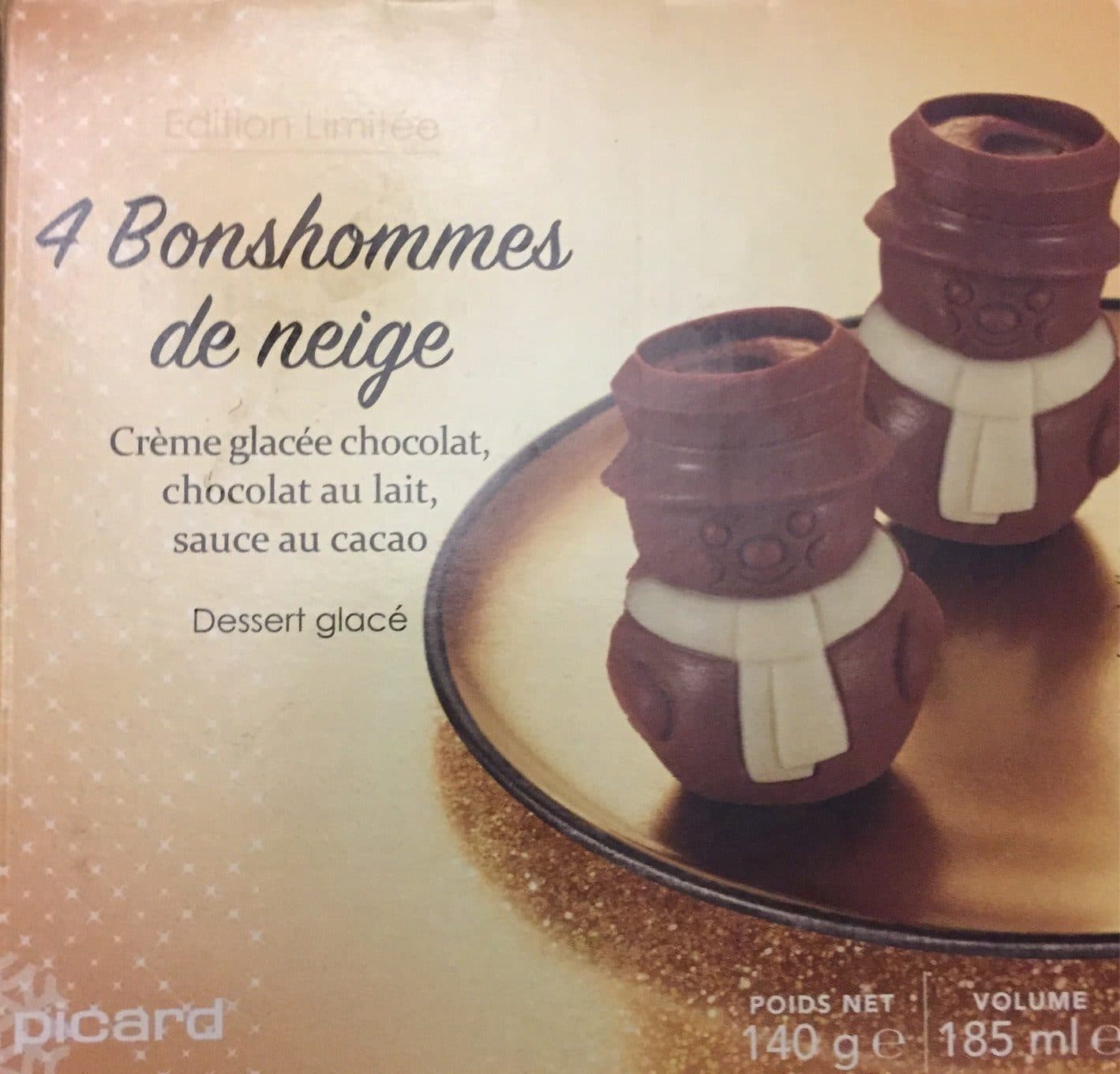 Picard 4 Bonshommes de neige packshot